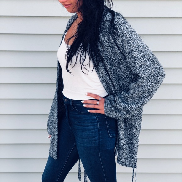 Boyfriend Open Cardigan - Picture 2 of 6